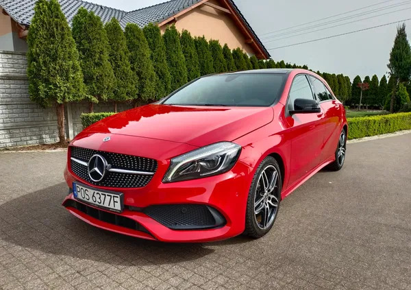 mercedes benz Mercedes-Benz Klasa A cena 73000 przebieg: 79800, rok produkcji 2018 z Odolanów